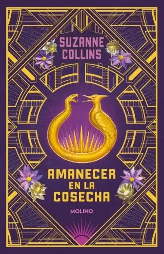 Portada de Amanecer en la cosecha, de Suzanne Collins, edición Molino